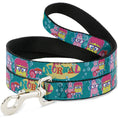 Load image into Gallery viewer, Dog Leash - Patrick, SpongeBob & Gary NOT NORMAL Aqua
