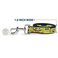Load image into Gallery viewer, Dog Leash - SpongeBob Expressions Stripe Blue
