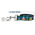 Load image into Gallery viewer, Dog Leash - SpongeBob & Friends 8-Bit Scene
