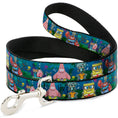 Load image into Gallery viewer, Dog Leash - SpongeBob & Friends 8-Bit Scene
