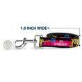 Load image into Gallery viewer, Dog Leash - SpongeBob Pose IT'S SPONGEBOB! Stripe Black/Pink/Blue/White
