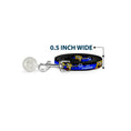 Load image into Gallery viewer, Dog Leash - SpongeBob Pose IT'S SPONGEBOB! Stripe Black/Blue/White
