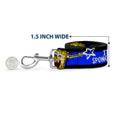 Load image into Gallery viewer, Dog Leash - SpongeBob Pose IT'S SPONGEBOB! Stripe Black/Blue/White
