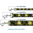 Load image into Gallery viewer, Dog Leash - Primitive Sponge Pose/Leaves Black/Green
