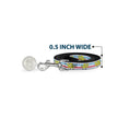 Load image into Gallery viewer, Dog Leash - Mocking SpongeBob Pose Stripe White/Blue/Red
