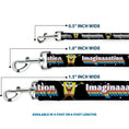 Load image into Gallery viewer, Dog Leash - SpongeBob Arms Up Rainbow Pose/IMAGINAAATION Black/Multi Color
