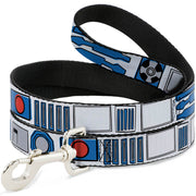 Dog Leash - Star Wars R2-D2 Bounding Parts4 White/Black/Blue/Gray/Red