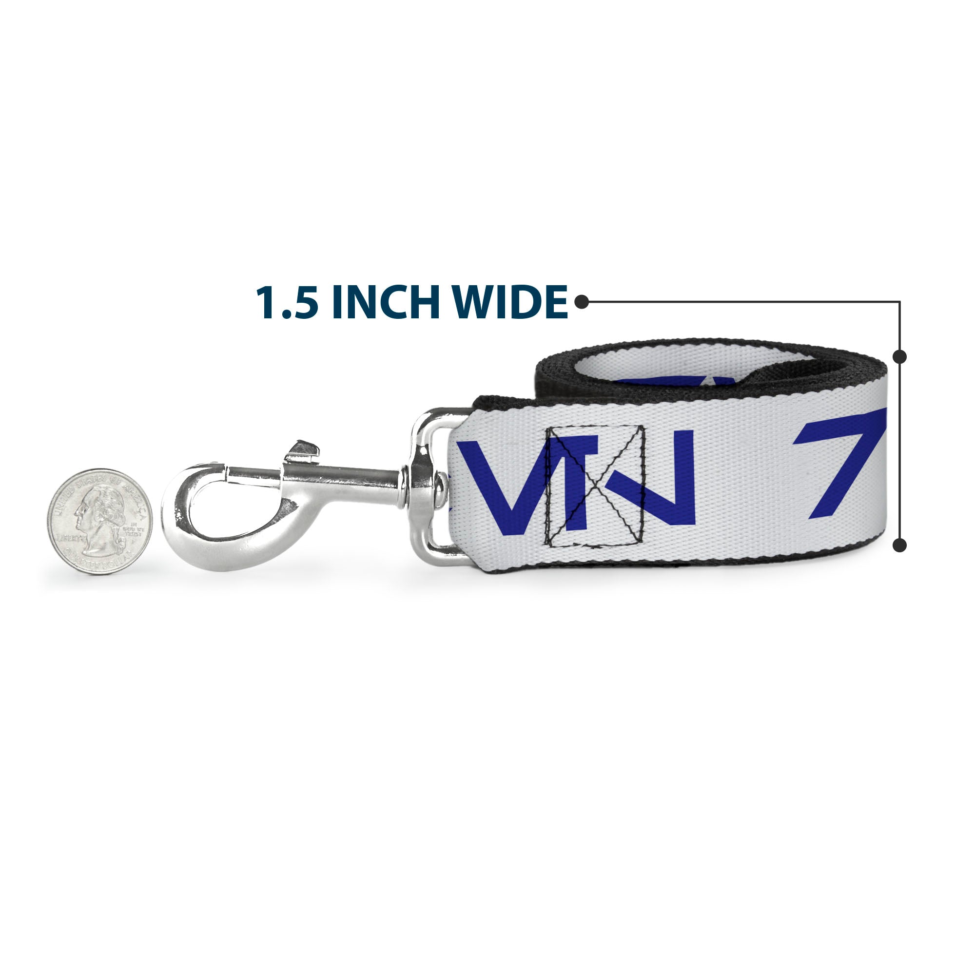 Dog Leash - Star Wars Aurebesh REBEL White/Blue