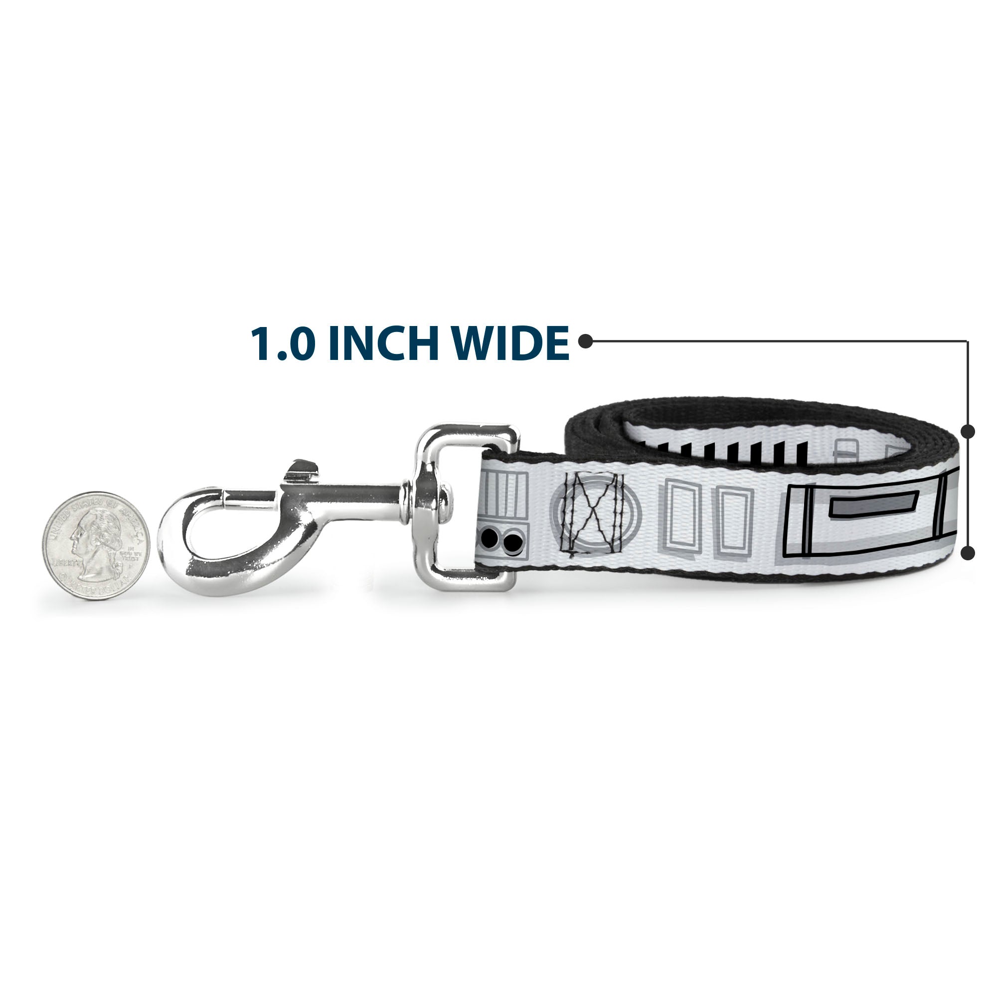 Dog Leash - Star Wars Stormtroopers Utility Belt2 Bounding White/Grays/Black