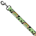 Load image into Gallery viewer, Dog Leash - Star Wars The Child Chibi Face Blocks Black

