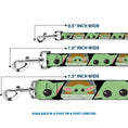 Load image into Gallery viewer, Dog Leash - Star Wars The Child Chibi Face Blocks Black
