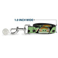 Load image into Gallery viewer, Dog Leash - Star Wars The Child Chibi Face Blocks Black

