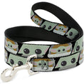 Load image into Gallery viewer, Dog Leash - Star Wars The Child Chibi Face Blocks Black

