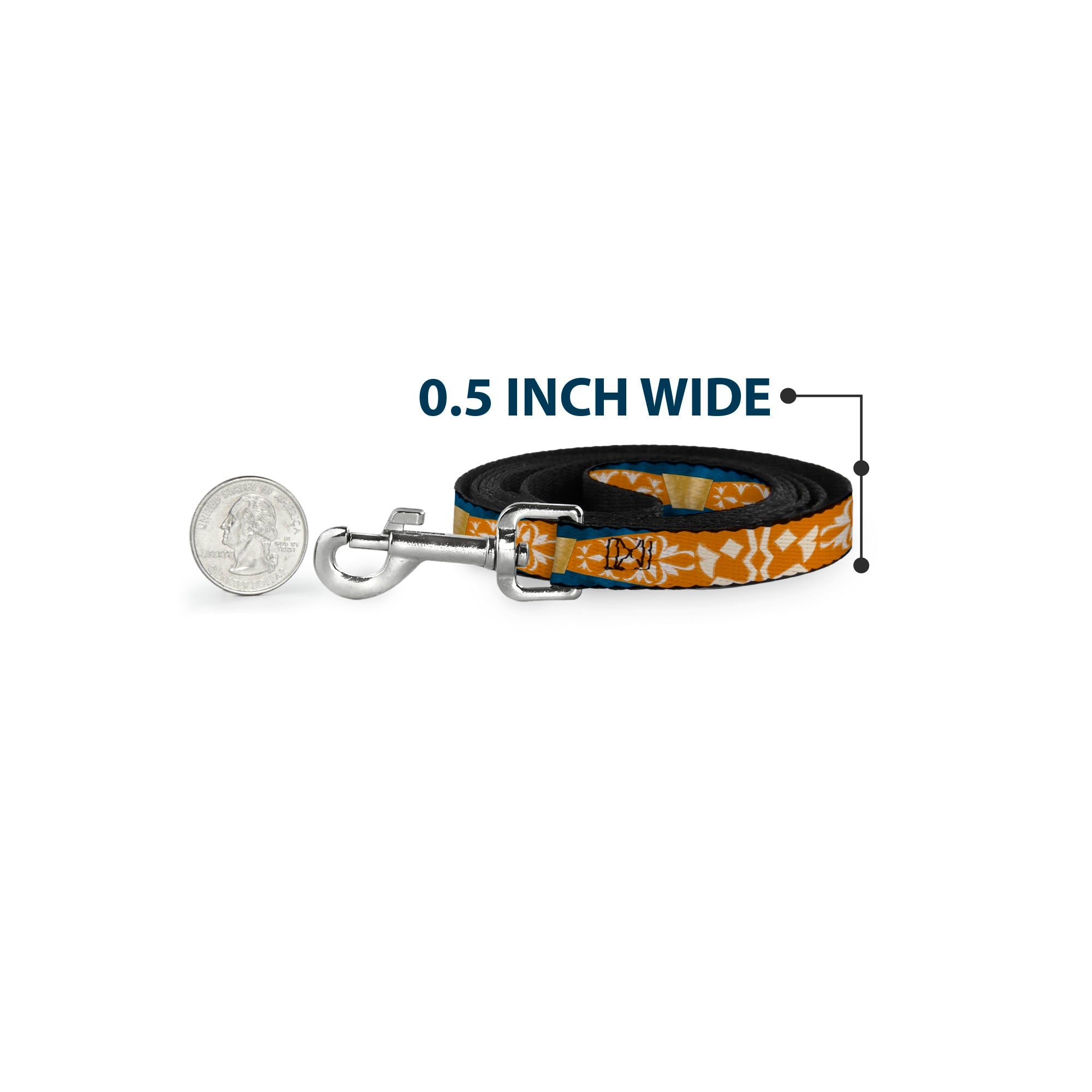 Dog Leash - Star Wars Clone Wars Ahsoka Tano Bounding Elements Blues/Orange