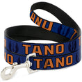Load image into Gallery viewer, Dog Leash - Star Wars Jedi Order Insignia/TANO Text Blues/Orange
