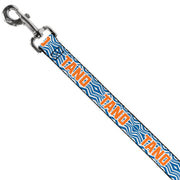 Dog Leash - Star Wars The Clone Wars Ahsoka TANO Text Waves White/Blue/Orange