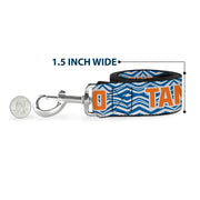 Dog Leash - Star Wars The Clone Wars Ahsoka TANO Text Waves White/Blue/Orange