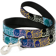 Dog Leash - Boba Fett BOBA LIVES Graffiti Stacked Multi Color