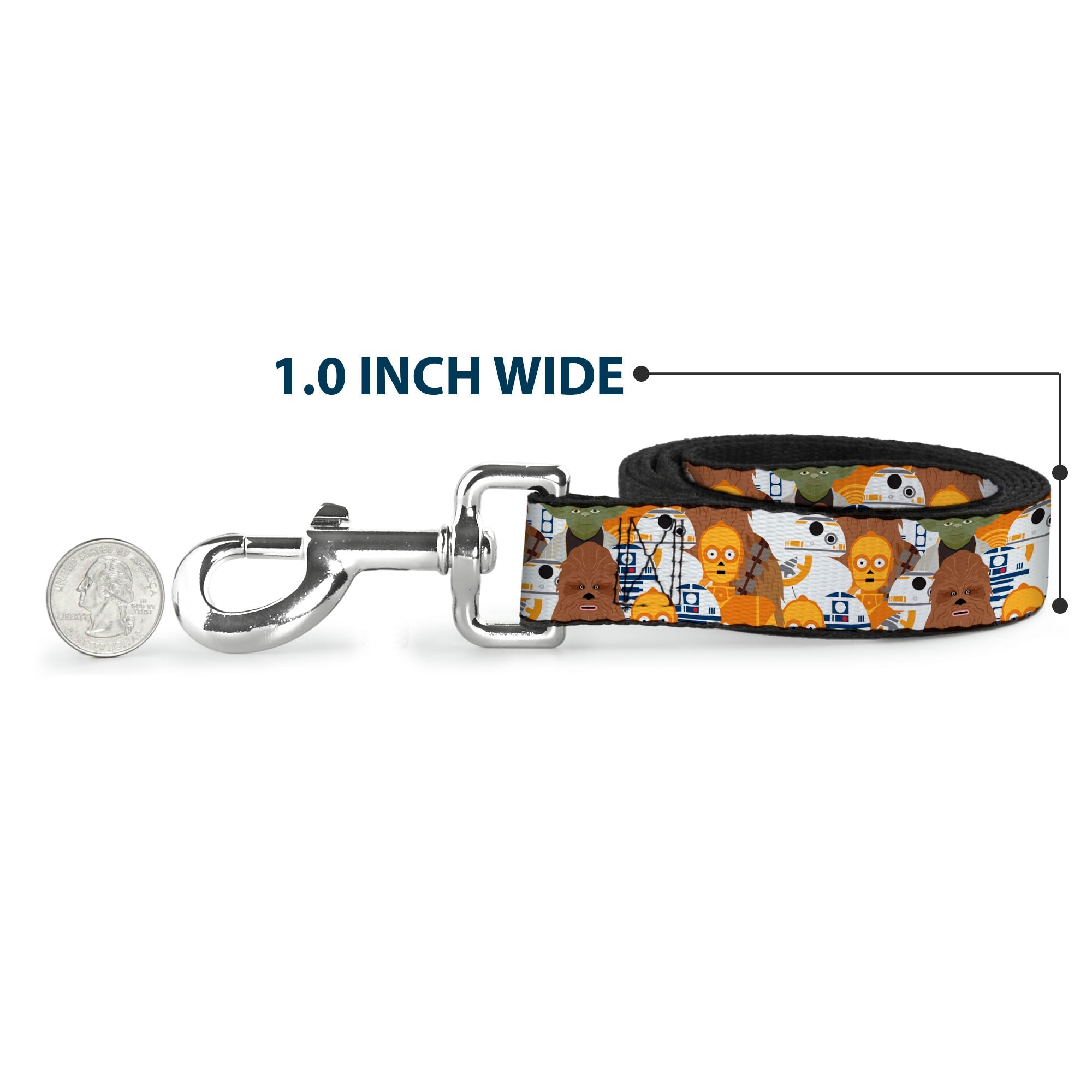 Dog Leash - Star Wars 5-Character Poses Stacked