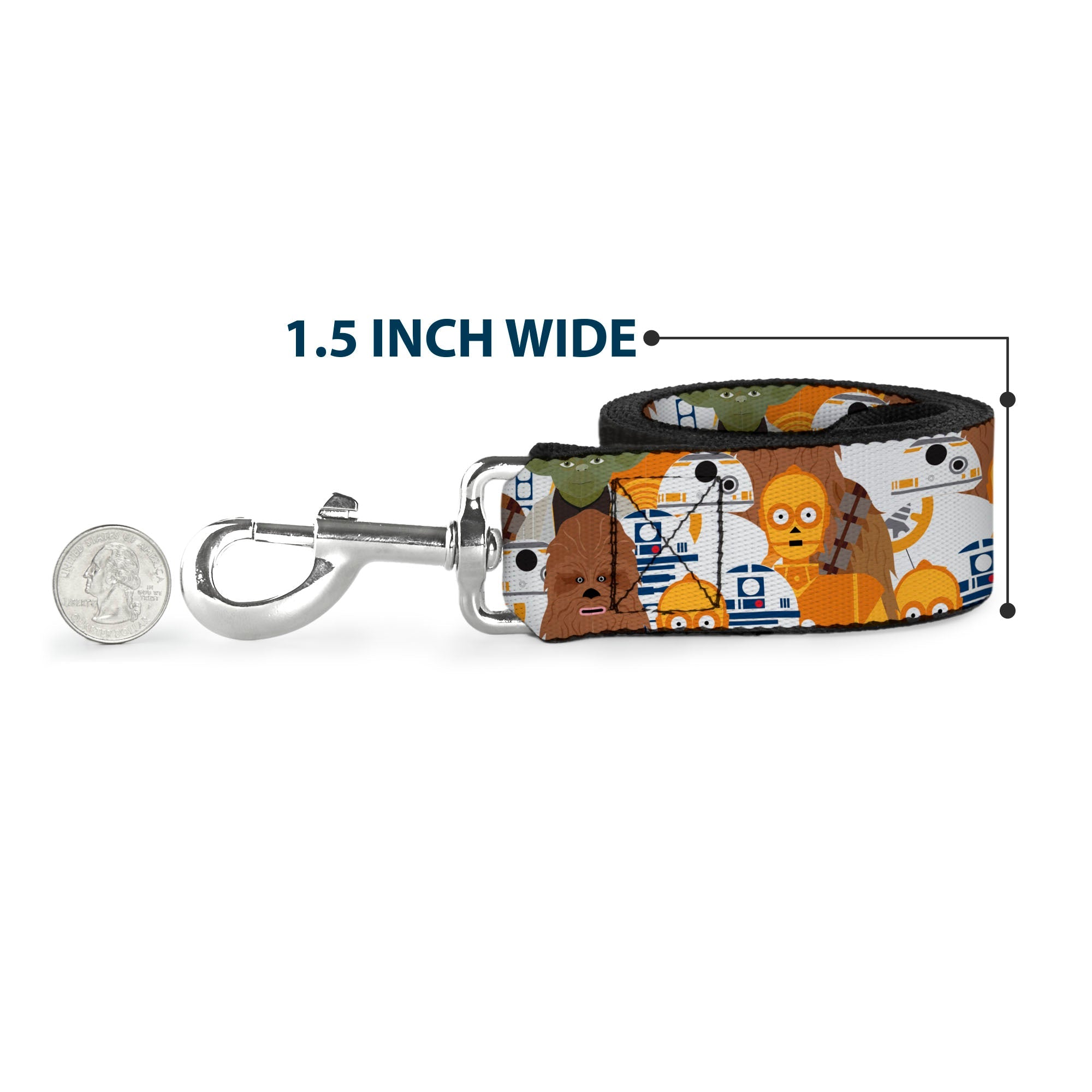 Dog Leash - Star Wars 5-Character Poses Stacked