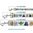 Load image into Gallery viewer, Dog Leash - Star Wars 6-Character Faces White
