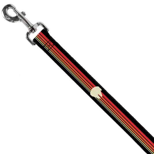 Dog Leash - Star Wars Millennium Falcon Stripe Black/Multi Color