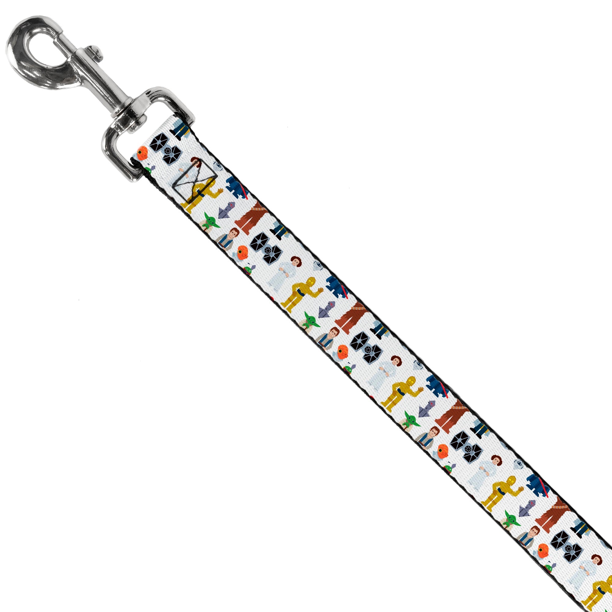 Dog Leash - Star Wars Classic Characters and Icons Collage White