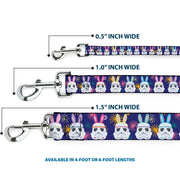 Dog Leash - Star Wars Holiday Stormtrooper Easter Bunny Ears Purple