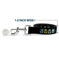 Load image into Gallery viewer, Dog Leash - Star Wars the Mandalorian Helmets Black/Multi Color
