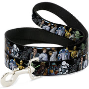 Dog Leash - Star Wars Classic Character Poses Black