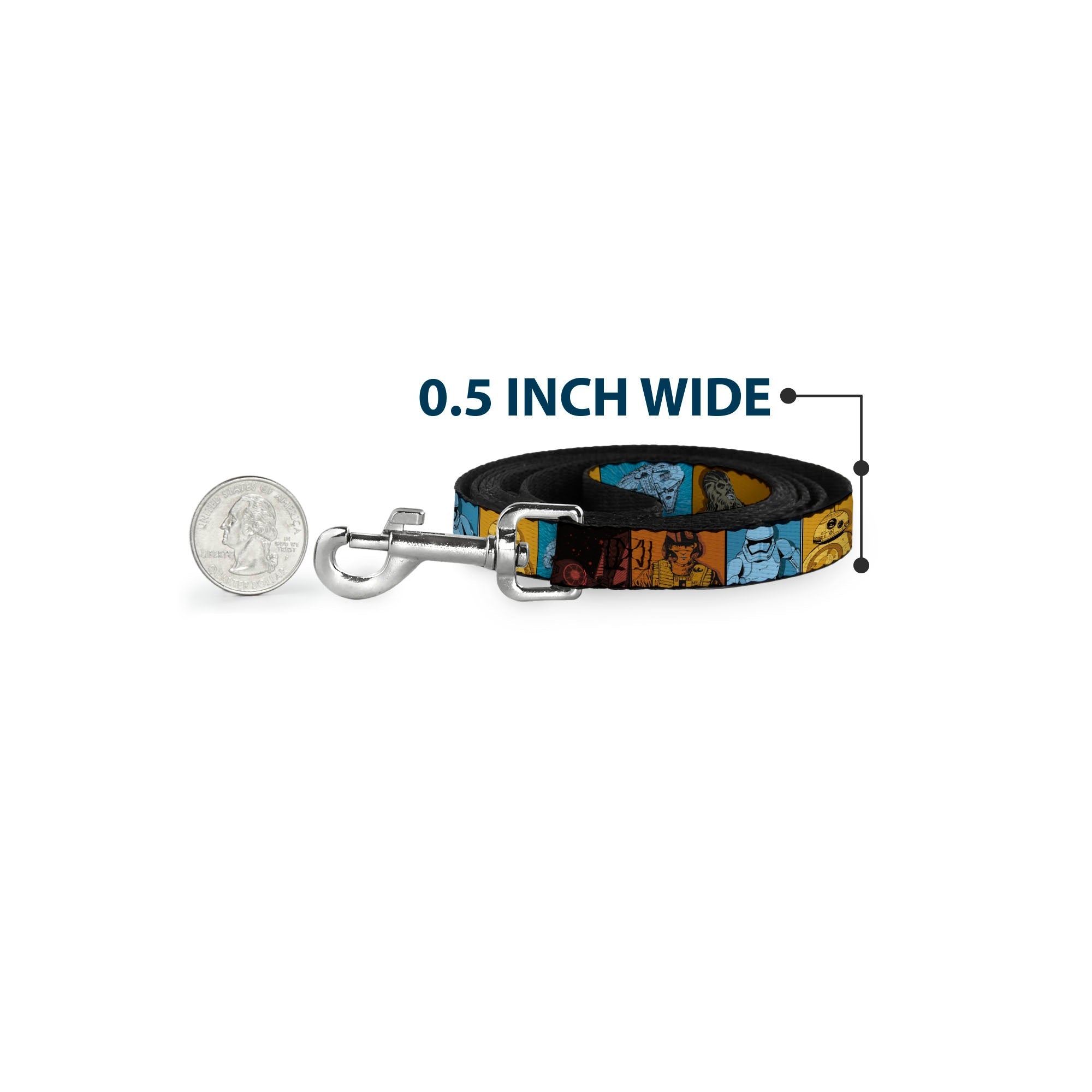 Dog Leash - Star Wars the Force Awakens Character and Icon Blocks Multi Color