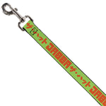 Dog Leash - Star Wars JABBA THE HUTT Text and Characters Green/Orange