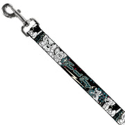 Dog Leash - TOM & JERRY Face & Pose Sketch Black/White/Red/Blue