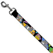 Dog Leash - TOM & JERRY Poses Black/Multi Color
