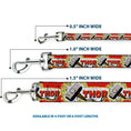 Load image into Gallery viewer, Dog Leash - THOR & Hammer Red/Yellow/White
