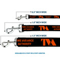 Load image into Gallery viewer, Dog Leash - Loki Series TVA TIME VARIANCE AUTHORITY Text Black/Orange
