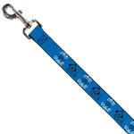 Dog Leash - This is Fine Japanese Question Hound Flame Blue/Black/White