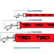 Dog Leash - Toyota Racing Development TRD Logo Red/Black