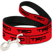 Dog Leash - Toyota Racing Development TRD Logo Red/Black