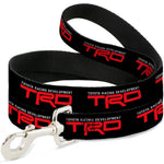 Dog Leash - TOYOTA RACING DEVELOPMENT TRD Logo Black/White/Red