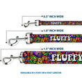 Load image into Gallery viewer, Dog Leash - Colorful Calaveras Stacked Multi Color
