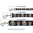 Load image into Gallery viewer, Dog Leash - Los Novios Black/Gray/White/Multi Color
