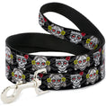 Load image into Gallery viewer, Dog Leash - Los Novios Black/Gray/White/Multi Color
