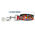 Load image into Gallery viewer, Dog Leash - Sugar Skull Starburst White/Multi Color
