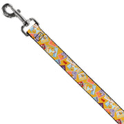 Dog Leash - The Wizard of Oz Characters Scenes and Icons Collage Yellow