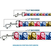 Dog Leash - The Wizard of Oz Dorothy and Toto Pose Blocks Blues/Yellows/Reds