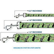 Dog Leash - The Wizard of Oz Wicked Witch of the West and Flying Monkeys Greens