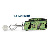 Dog Leash - The Wizard of Oz Wicked Witch of the West and Flying Monkeys Greens