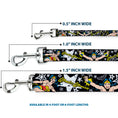 Load image into Gallery viewer, Dog Leash - Wonder Woman/StarsÂ Black/White
