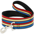 Load image into Gallery viewer, Dog Leash - Wonder Woman Stripe/Stars Red/Gold/Blue/White
